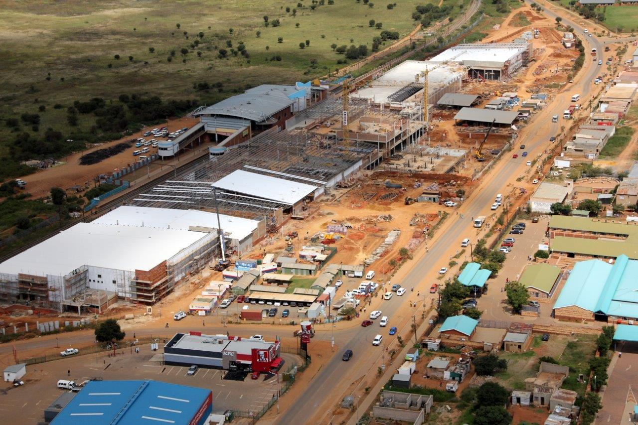 Mall under construction